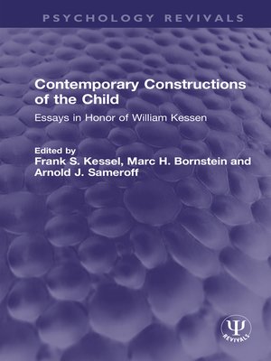 cover image of Contemporary Constructions of the Child